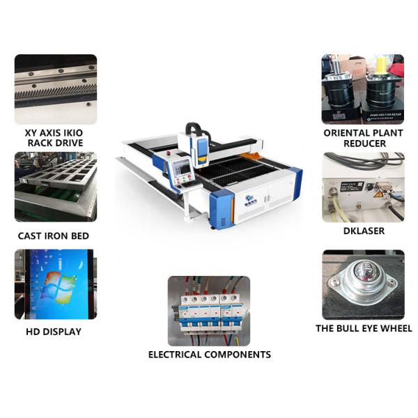 1530 Cnc Metal Fiber Laser Cutting Machine Non Metallic Materials
