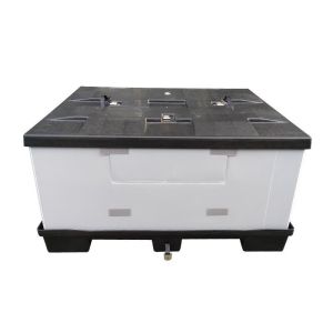 Cheap Agriculture 300kg Plastic Coaming Box PP Hollow Sheet Folding Plastic Storage Boxes for sale