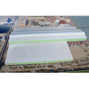 Prefabricated Steel Structure Workshop with Sandwich Panel Tolerance ±1%