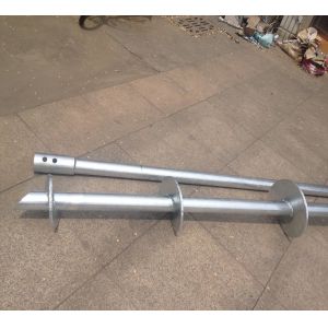 Foundation System Ground Screw Anchor / Ground Screw Pile For Helical Pile