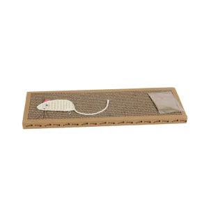 Source factory 2pk Cat Scratcher Pads | Kitten Scratching Board Mat Cardboard