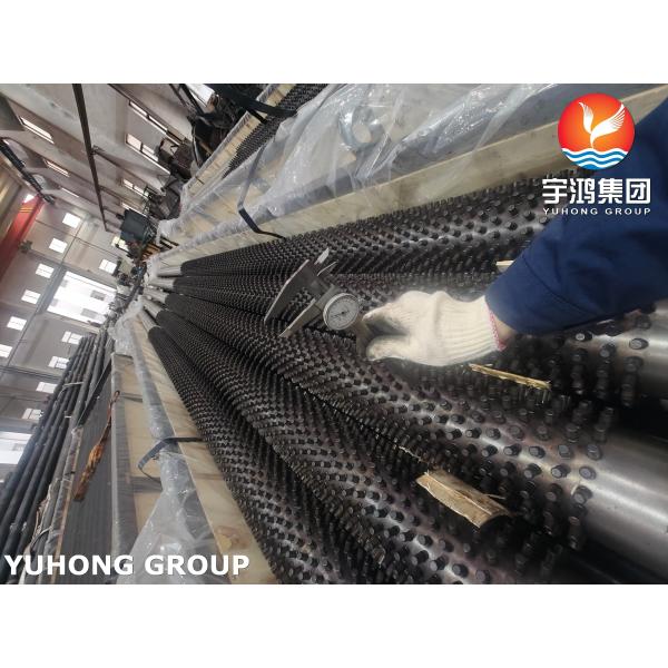 Quality ASTM A335 P5 Alloy Steel Studded Fin Tube For Heat Exchanger wholesale