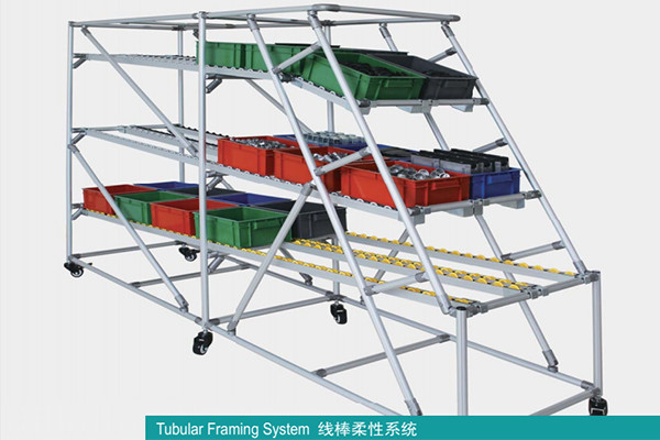 M6*18 JY-L2 Angle Aluminium Tube Connectors Sandblasting Surface