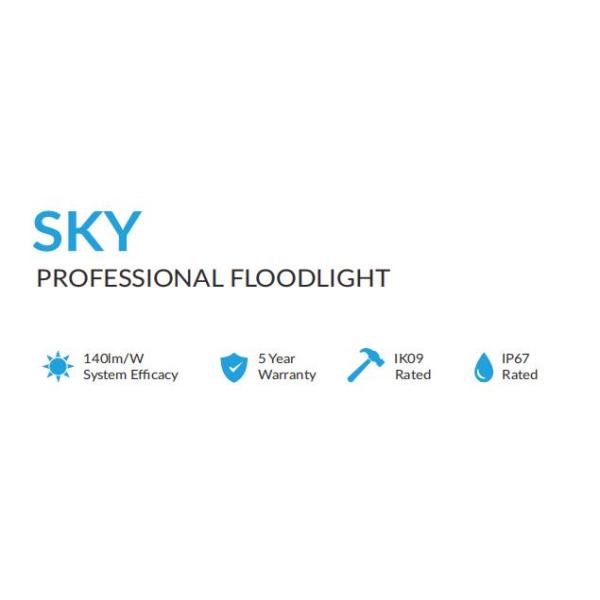 Ip67 Ik09 Led Flood Light 50w-200w Waterproof Weather Resistant For Garden Hotel Wall Pack Lighting