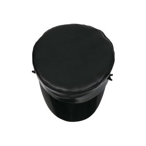 High End Black Military Cadet Cap Street Style PU Unadjustable For Women
