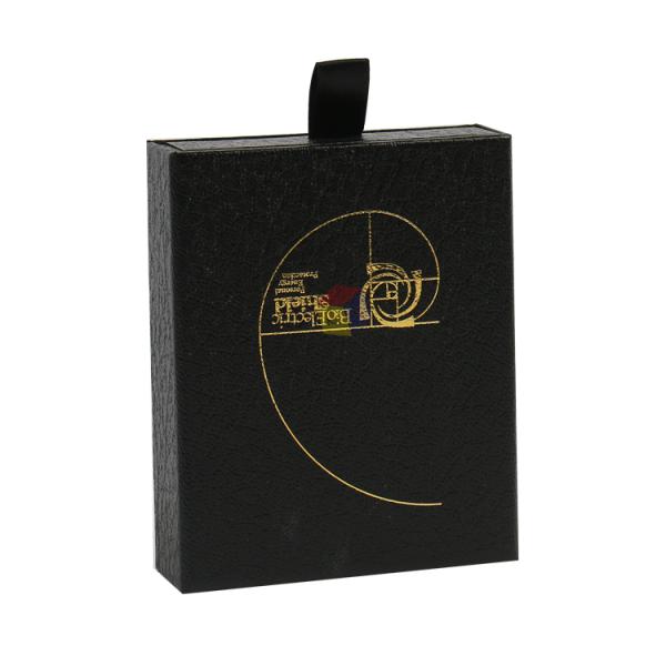 Cardboard Paper Ring Box Biodegradable Hot Stamping Logo And Drawer Storage