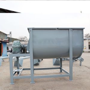Customized Powder Ribbon Blender Horizontal Shaft Mixer Stainless Steel