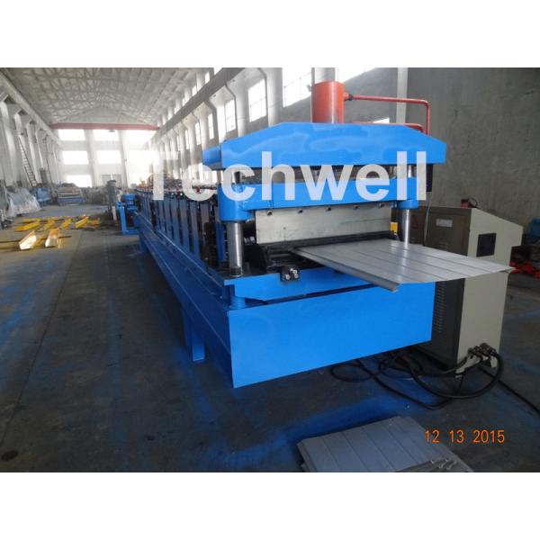 Reasonable Cold Roll Forming Machine For PU Roof Panels , PPGI Galvanized Steel