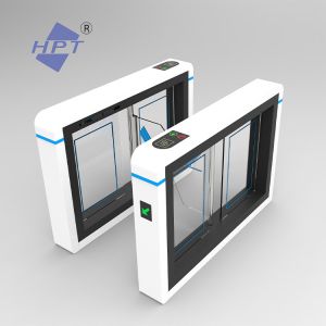 High End Pedestrian Turnstile Gate With Card Reader 1400*180*1000mm