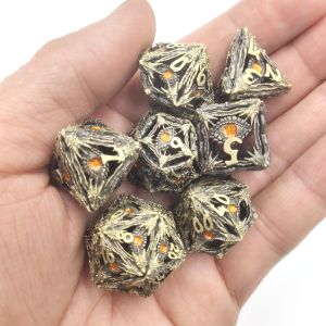 Wear Resistant Precision RPG Dice Sharp Resin Dice Dice Practical Polyhedral