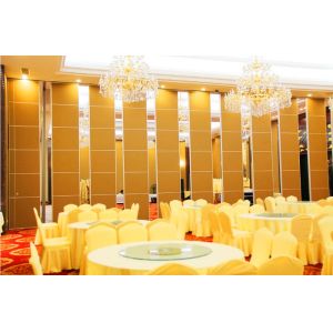 Floor to Ceiling Sliding Folding Room Partitions for Restaurant / Movable