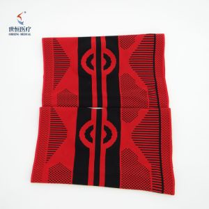 3D nylon spandex elastic knit compression knee brace support