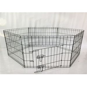 Large 16 Panels Pet Dog Cat Metal Exercise Barrier Fence Playpen Kennel Yard New