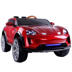 2-4 Years Age Range Electric Ride On Car with Remote Control and Leather Seat