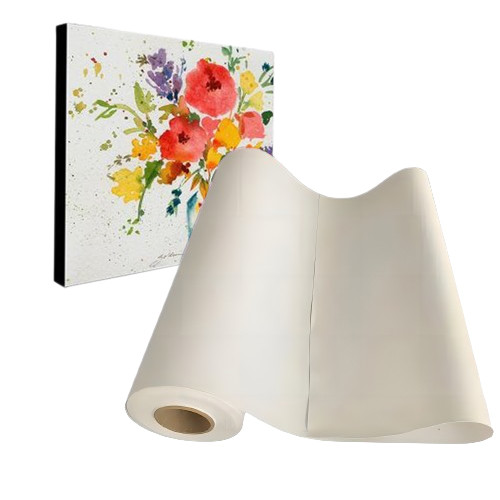 Quality Inkjet Pure Cotton Canvas / Art Cotton Canvas Matte Textured Inkjet wholesale