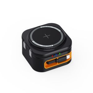 3 In 1 Desktop Wireless Charging 70 X 70 X 41mm 5w/7.5w/10w/15w Output 9v-3a 12v