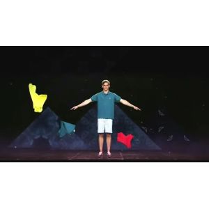 Stage Musion Hologram Projector Foil Holographic Display 95um Thickness