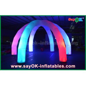 Arch For Wedding Led Lighting Decoration Inflatable Arch / Round Arch Six Leg