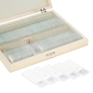 Customization Fixed 100pcs Premade Microscope Slides Medical Teaching For Lab