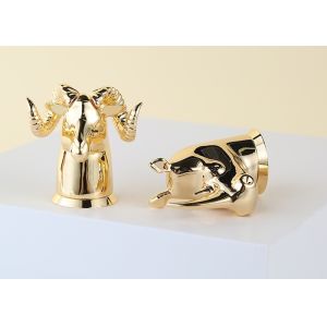 Customizable Animal Design Gold Color Plating Zinc Alloy Die Casting Perfume