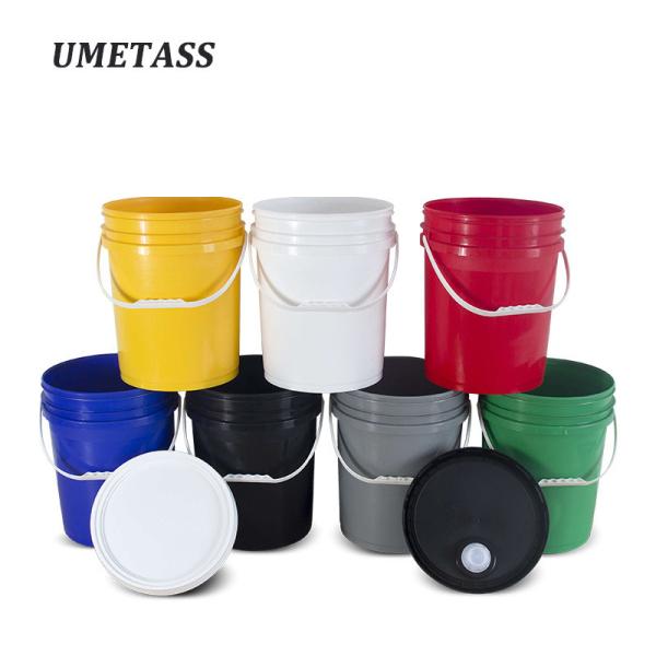 100% Material Custom 5 Gallon Plastic Bucket for Paint Pail Chemical House