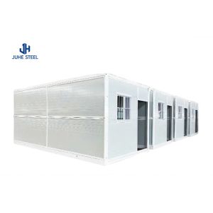 Convenient Portable Office Container House with PVC Sliding Window and Rock Wool