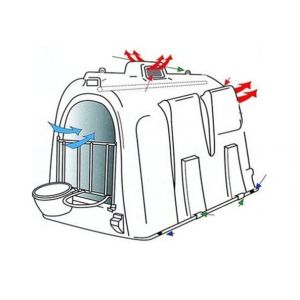 Small rust proof Width 333cm Group Calf Hutch for Livestock