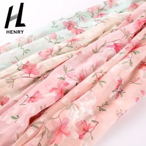 ODM Polyester Woven Fabric Chiffon Printing For Dress Garment