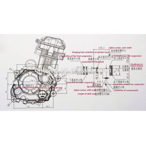 300cc Water-Cooled Motorcycle Engine Kick Start for Smooth and Long-Lasting
