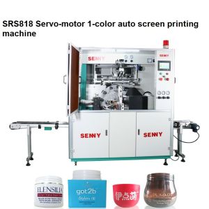 High-Efficiency Flat Screen Printing Machine For Plastic Tubes And Round Cans