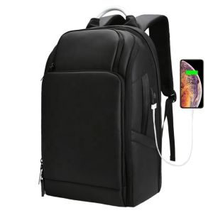 New custom logo large capacity anti theft laptop bag waterproof bag with USB
