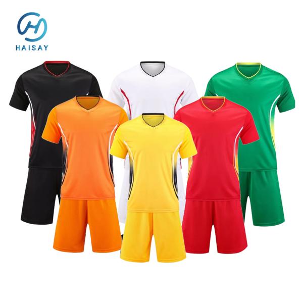 Quality Custom Plain Football Jersey Set for Men and Women – Blank Soccer Kit with Short Sleeve Shirt and Shorts – Available in Multiple Colors wholesale