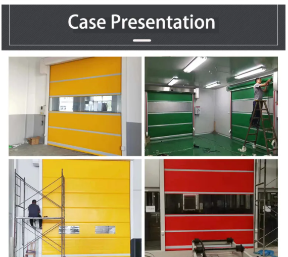 High Security Thermal Insulation Rapid Roller Doors Easy Install High Duty Steel Structure Industrial Fast Security
