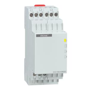 Cheap DV2-09 Protective 3 phase Voltage Monitoring Relay Under Over Voltage Detector Relay for sale