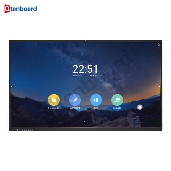 Qtenboard 4K Interactive Flat Panel Teaching Panel Interactive Smart Board for