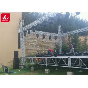 China 1*2m Aluminum Folding Stage Platform Outdoor Mobile 18mm Plywood on sale