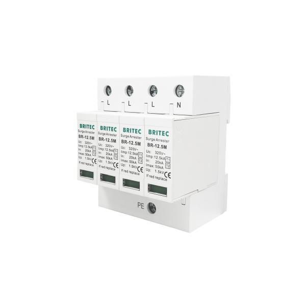 Quality Type 1+2 Surge Protector Against Lightning AC Power 4 Pole Surge Suppressor wholesale