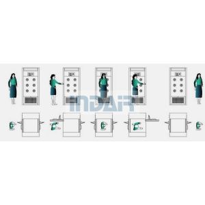 High Performance Air Shower Room With Programmable Microprocessor Control