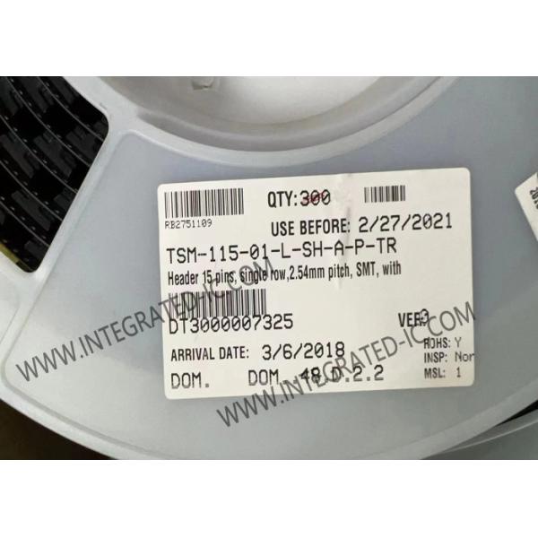 Quality TSM-115-01-L-SH-A-P-TR Connectors E.L.P.™ High Mating Cycle Connectors 15POS Pin Header wholesale
