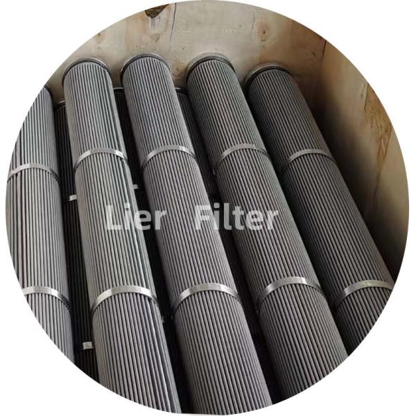 SS316L Microporous Pleated Filter Cartridge In Machining Industry