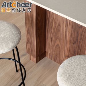 Customized Color Particle Board Kitchen Cabinets With Lacquer Paint Finish For