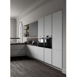 Custom EB Board Kitchen Cabinet Modern Kitchen Set With Dining Table Spice Rack