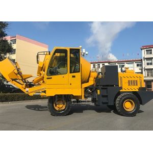 Hydraulic Pump Self Loading Ready Mix Concrete Truck For Rural Construction