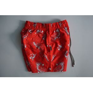 Sublimated Custom Mens Jellyfish Swim Trunks Peach Skin Fabric Short Length