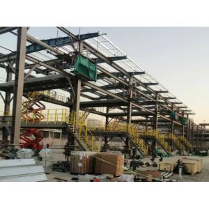 Customized Steel Structure Platform Construction Mezzanine Windproof ISO9001