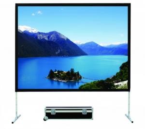 100" - 300" Big collapsible projection screen with aluminum housing