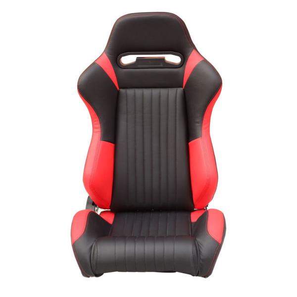 Quality Red Stitching Sport Racing Seats Powder Coated Frame High Elastic Sponge wholesale
