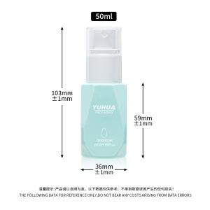 Moisturizing PET Spray Bottle for Sunscreen and Alcohol Spray in Plastic