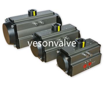 120 135 180 Degree Pneumatic Actuator Pneumatic Ball Valve With Pneumatic