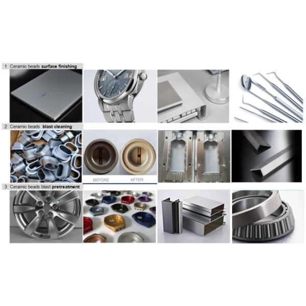 700HV B170 Zirconia Ceramic Bead Blasting For Mental Surface Finish